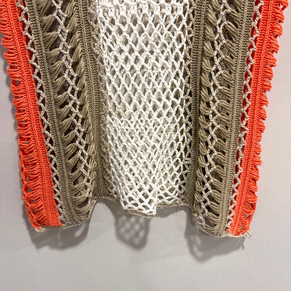 Open Crochet Knit Top