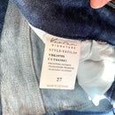 Distressed Mid Rise Skinny Jeans-10