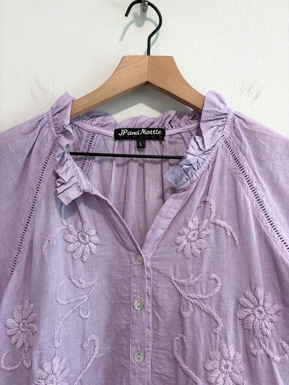 Floral Embroidered Top