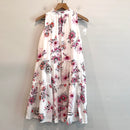 Floral Paisley Ruffle Dress-9