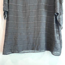 Semi-Sheer Plaid Top-4