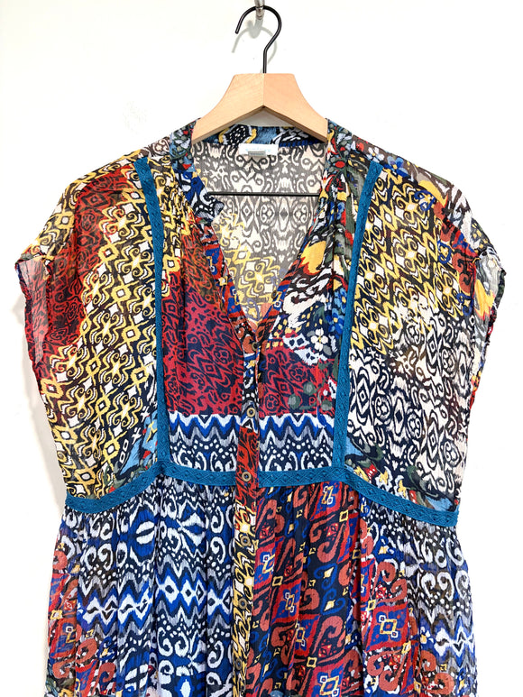 Mixed Print Dress