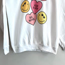 Smiley Valentine Hearts Sweatshirt-4