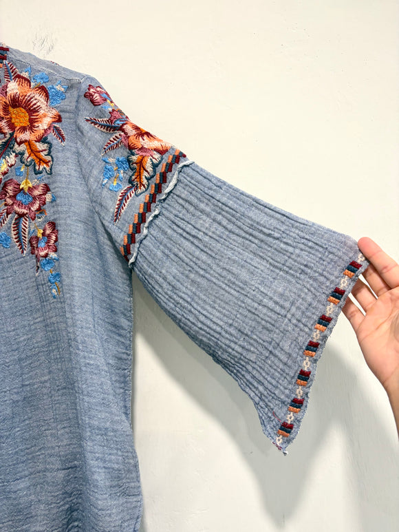 Floral Embroidered Top