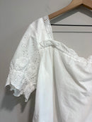 Eyelet Puff Sleeve Top-8