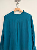 Ruffle Trim Button Down Top-9
