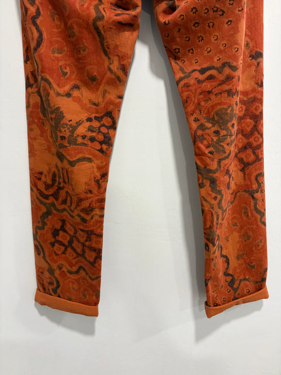 Motif Boyfriend Slim Jeans