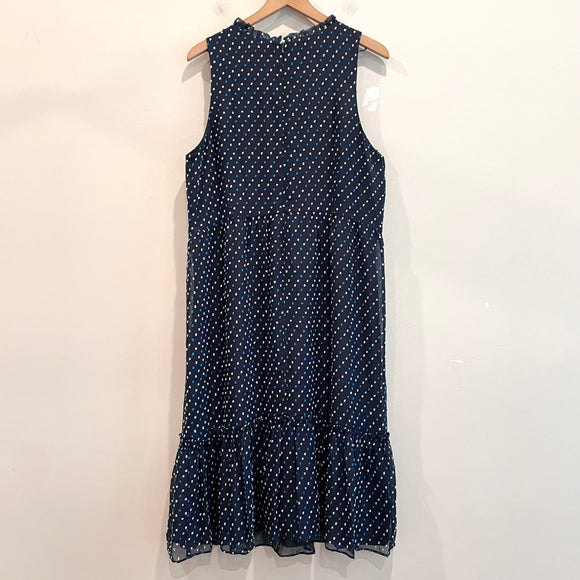 Swiss Dot Sleeveless Dress