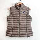 Sleeveless Zip Front Puff Vest-2