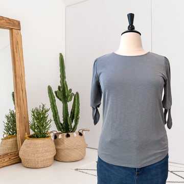 Bow Sleeve Top