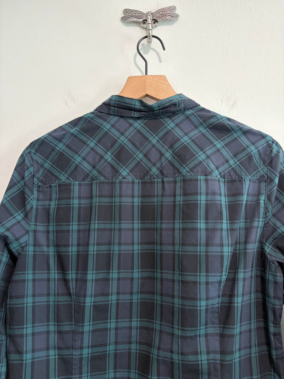 Club Collar Plaid Shirt