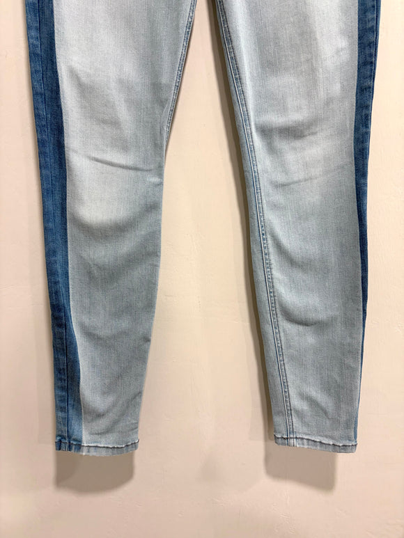 Two Tone Skinny Jeans