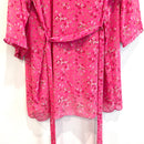2PC Floral Sleep Dress Robe Set-9
