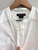 1/4 Button Poplin Top-5