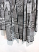 Houndstooth Plaid Cardigan-4