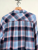 Plaid Button Down Top-8