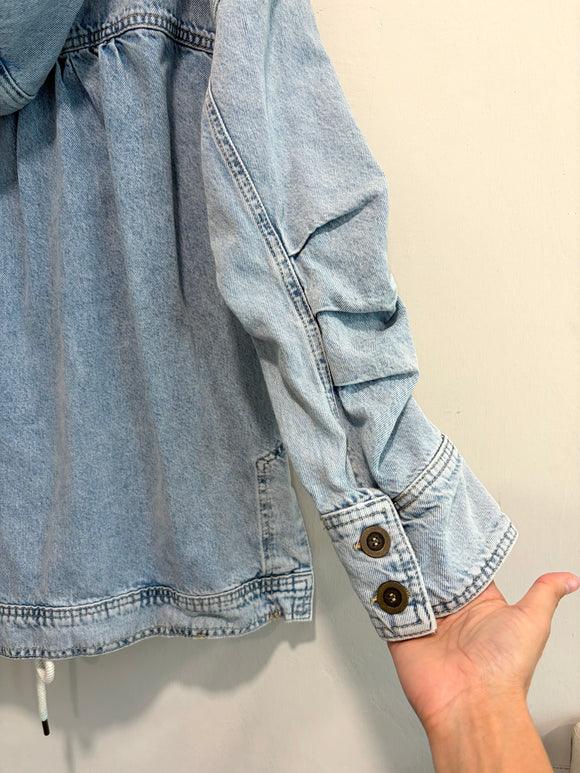 Jean Hooded Pullover
