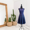 Leather Skirted Dress-1