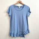 Seam Ruffle Hem Top-2