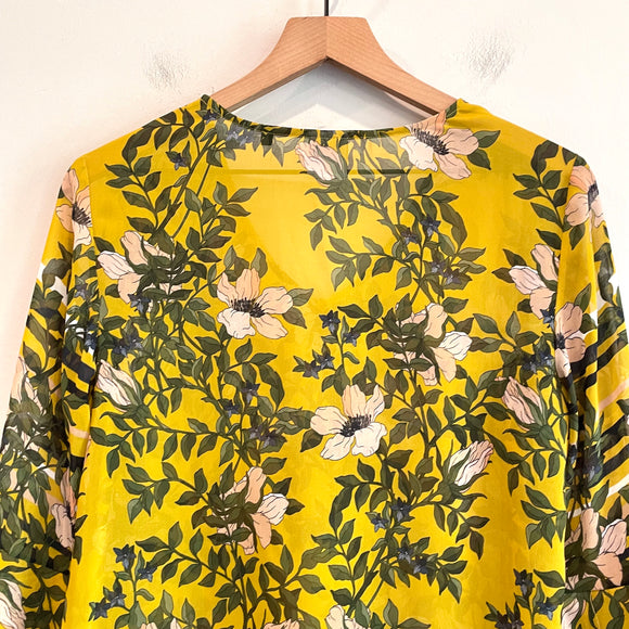 Floral Bell Sleeve Top