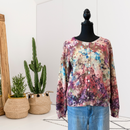 Tie Dye Floral Cardigan-1