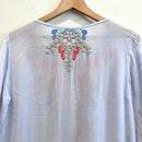 Pastel Embroidered Tunic Top-12