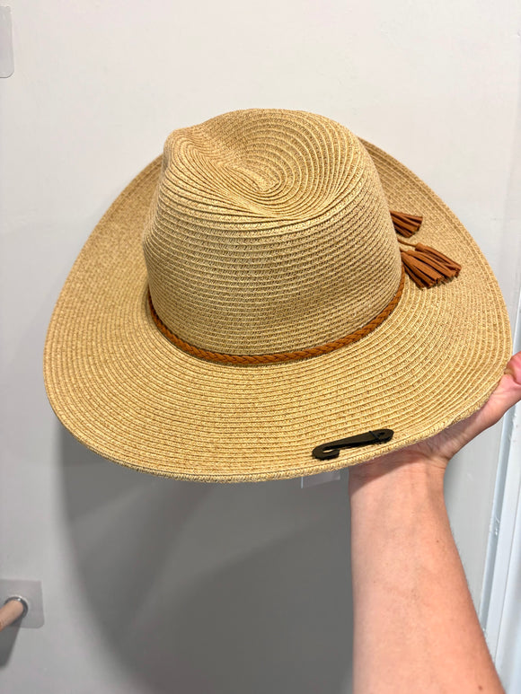 Straw Fedora Hat
