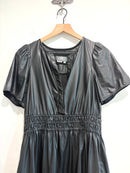 Faux Leather Dress-3