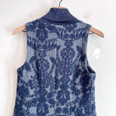 Turtleneck Jacquard Sweater Dress-11