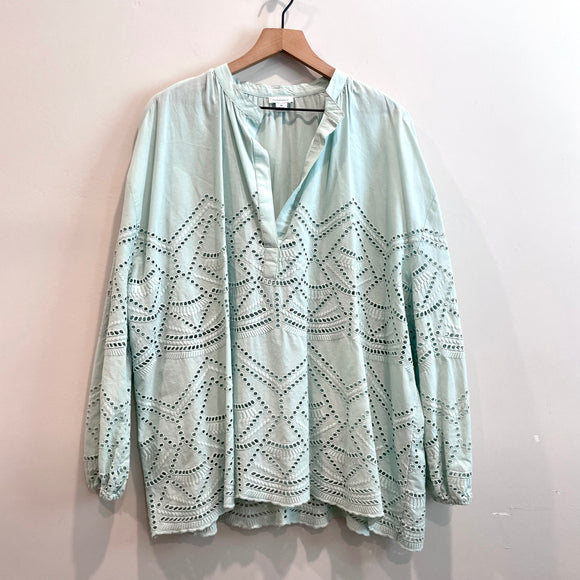 Eyelet Oversized Top