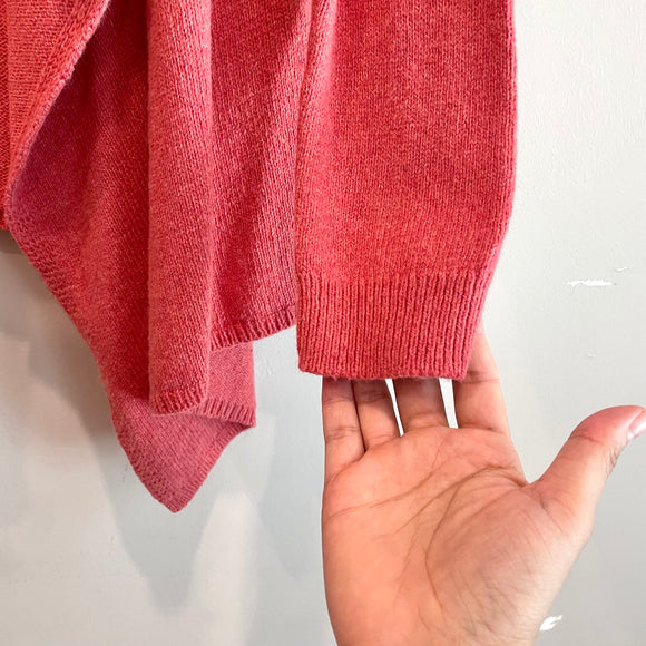 Open Front Gathered Back Cardigan