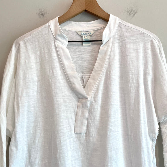 High Low Hem Cotton Top