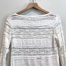 Sheer Lace Long Sleeve Top-10