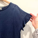 Ruffle Crossover Linen Top-4