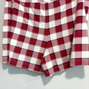 Plaid Sleep Shorts-7