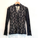 Lace V-Neck Long Sleeve Top-2