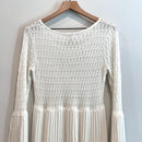 Knit Bell Sleeve Sweater Dress-10