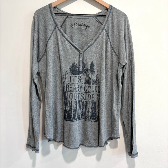 Beary Cold PJ Top