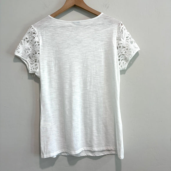 Short Sleeve Lace Tee