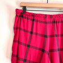 Plaid Tassel Pajama Shorts-8