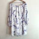Floral Off Shoulder Shift Dress-9