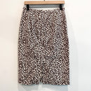 Leopard Linen Pencil Skirt-6
