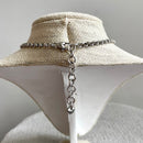 Scroll Heart Silver Pendant Necklace-5