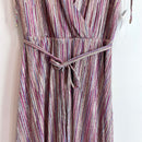 Metallic Striped Midi Dress-6