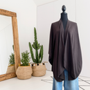 Open Poncho Wrap Sweater-1