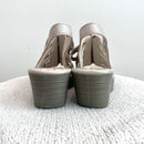 Lace Front Platform Open Toe Sandals-5
