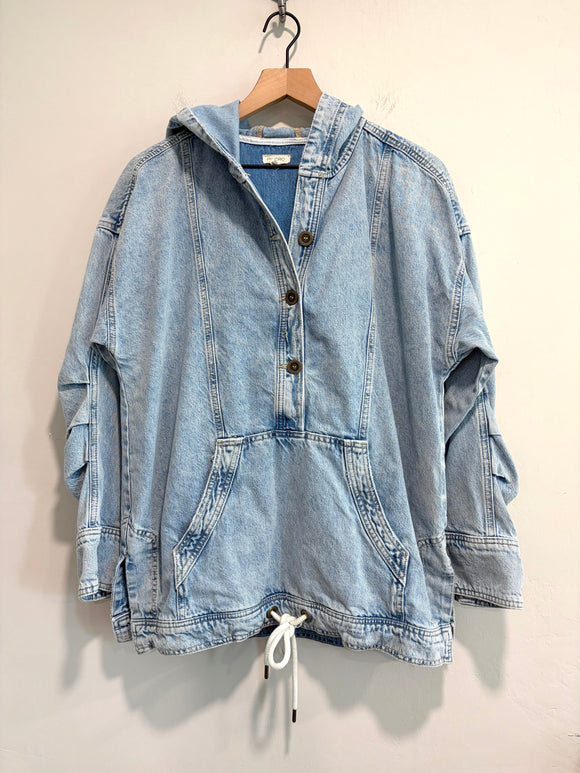 Jean Hooded Pullover