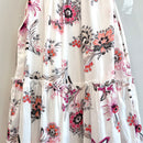 Floral Paisley Ruffle Dress-4