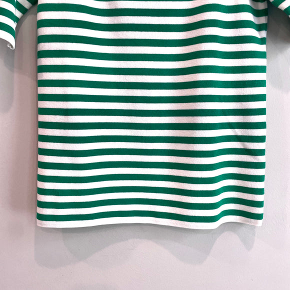 Striped Knit Stretch Sweater