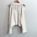Cold Shoulder Open Knit Chunky Sweater-11